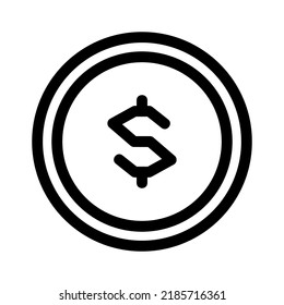 dollar icon or logo isolated sign symbol vector illustration - high quality black style vector icons

