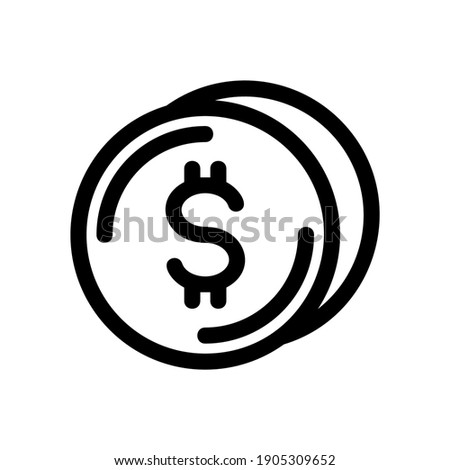 dollar icon or logo isolated sign symbol vector illustration - high quality black style vector icons
