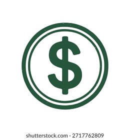 dollar icon logo seal vector on white background
Vector stamp icon
