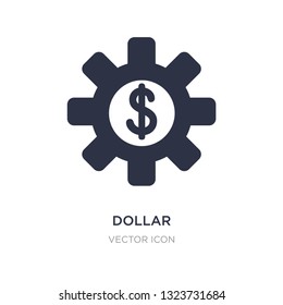 dollar icon on white background. Simple element illustration from UI concept. dollar sign icon symbol design.