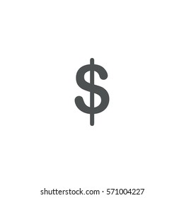 dollar icon. sign design