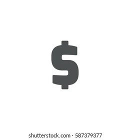 dollar icon. sign design