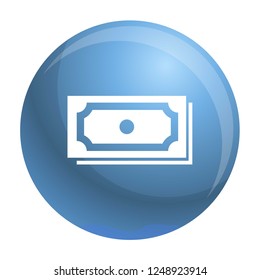 Dollar icon. Simple illustration of dollar vector icon for web design isolated on white background