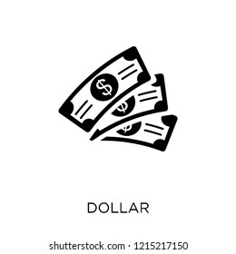 Dollar icon. Dollar symbol design from United states of america collection. Simple element vector illustration on white background.