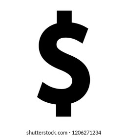 dollar icon vector