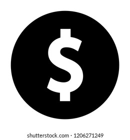 dollar icon vector