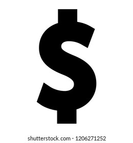 dollar icon vector