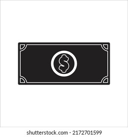 plantilla de diseño de vectores de iconos de dólar