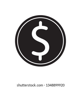 Dollar icon Vector illustration