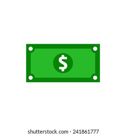 Dollar icon, vector illustration