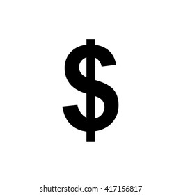Dollar icon. Vector illustration