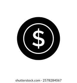 Dollar Icon Vector Illustration Art - High-Quality Design for Creative Projects