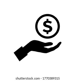 dollar icon vector illustration logo template
