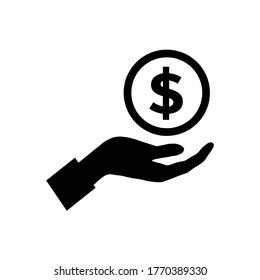 dollar icon vector illustration logo template