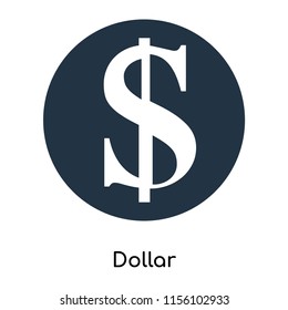 Dollar icon vector isolated on white background. thin symbols or lined elements in outline style