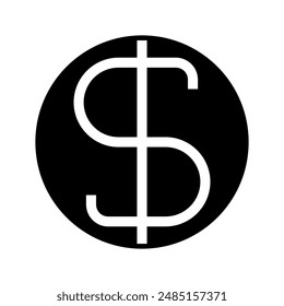 Dollar Icon Vector Symbol Design Illustration