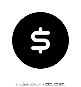 dollar icon for your website design, logo, app, UI.