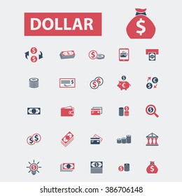 dollar icons
