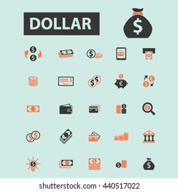 dollar icons