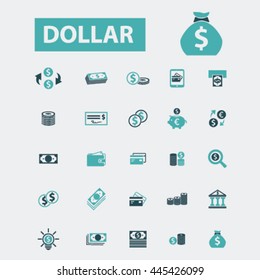dollar icons