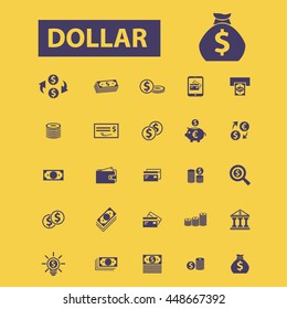 dollar icons
