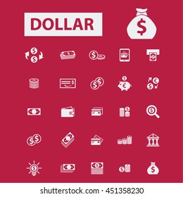 dollar icons