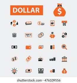 dollar icons