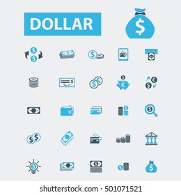 dollar icons