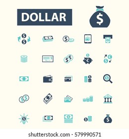dollar icons
