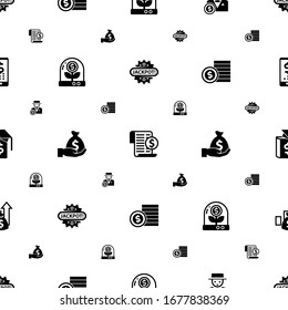 dollar icons pattern seamless. Included editable filled Jackpot, Expenses, rich man, Business incubator, Deposit, bet, Business education icons. dollar icons for web and mobile.