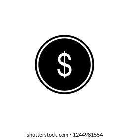 dollar icon,vector illustration