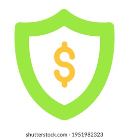 Protector interno del dólar, concepto de seguridad financiera