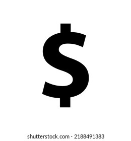 Dólar aislado en el fondo blanco
