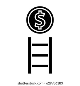dollar ladder icon
