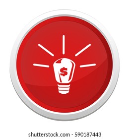 dollar light bulb icon
