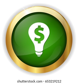 dollar lightbulb icon