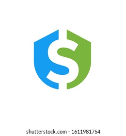dollar logo design simple modern template