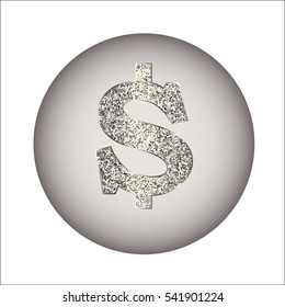 Dollar made of silver or platinum