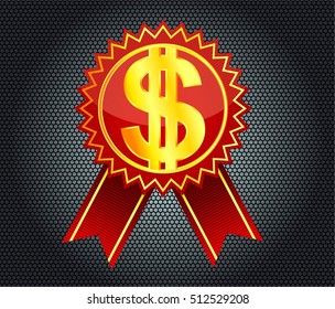 Dollar medal or emblem