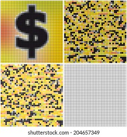 Dollar (mixed mosaic with empty cells)