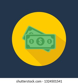 dollar money cash icon, cash register, money payment, dollar sign. Premium quality graphic design icon. 
Signs and symbols collection icon for websites, web design, mobile app - Vector