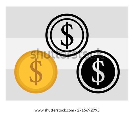 Dollar, Money, Currency, Cash Bundle, Money Roll, Dollar Silhouette, Hundred Dollar, Us Dollar Outline, Clipart,
