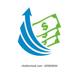 dollar money currency finance money price image vector icon