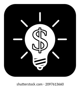 Dollar Money Currency Flat Icon Isolated On White Background