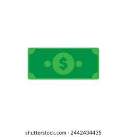 Dólar, Dinero, Icono de vector de moneda