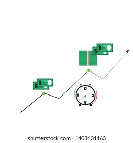 DOLLAR MONEY DESIGN IN VECTORS AND ADDITIONAL ORNAMENTS