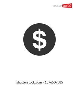 Dollar Money Icon Design Vector