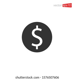Dollar Money Icon Design Vector