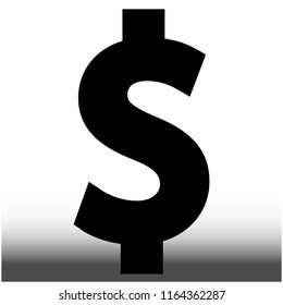 dollar money icon vector