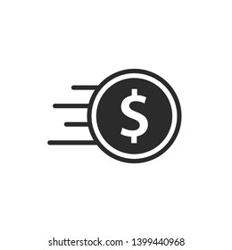 Dollar Money Icon Vector Template